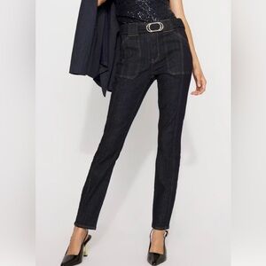 WHBM NWOT Size 4 New Skinny Ankle High Rise Dark Wash Jeans